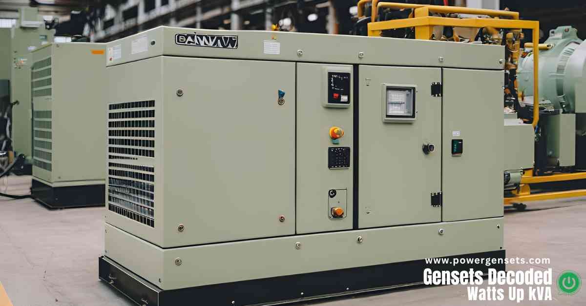 Power Genset at a factory