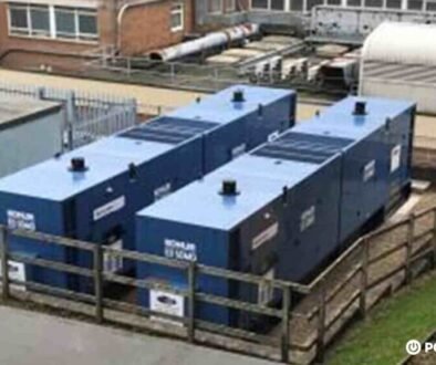 Gensets installed at a factory