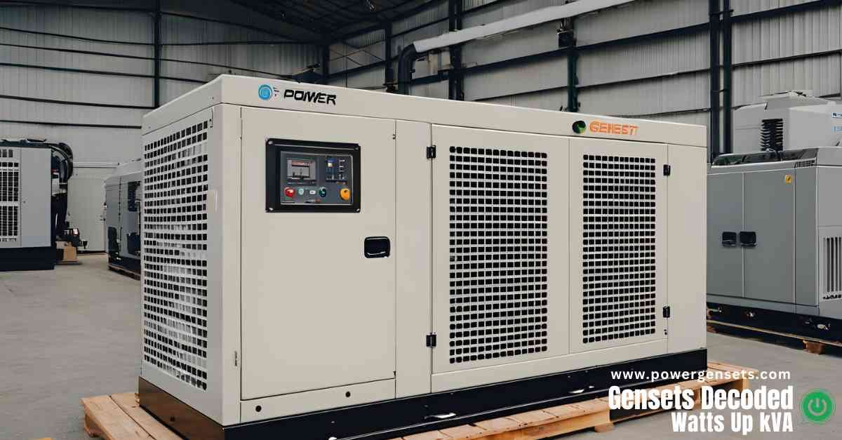 Power Genset at a factory