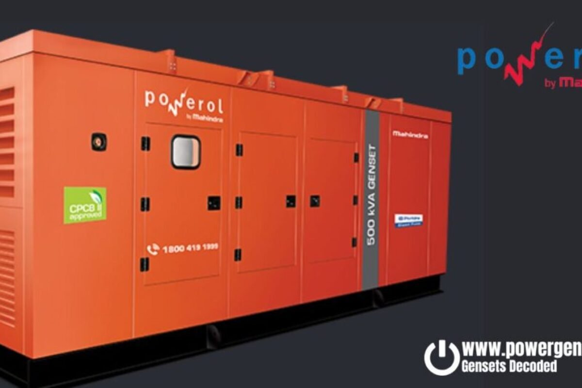 625 kVA Mahindra diesel generator