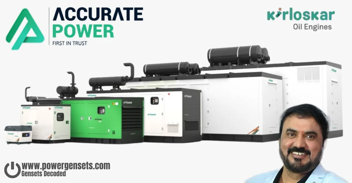 Accurate Powertech Kirloskar Genset Channel Partner